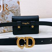 Dior Saddle Removable Pouch Belt W2cm - 2