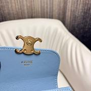 Celine Blue Wallet With Chain - 10.5x9cm - 2