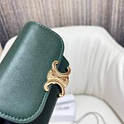 Celine Green Wallet With Chain - 10.5x9cm - 4