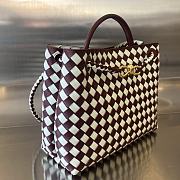 Bottega Veneta Small Andiamo Barolo Glacier Bag - 32.5x24x12cm - 3