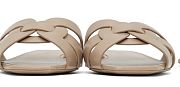 YSL Beige Tribute Flat Mules - 2