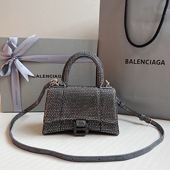 Balenciaga Hourglass XS Crystal Bag - 19x13x8cm