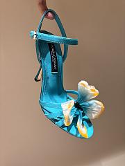 Dolce&Gabbana Blue Butterfly High Heels - 3