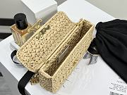 Celine Triomphe In Raffia Natural  - 20.5x10.5x4cm - 4