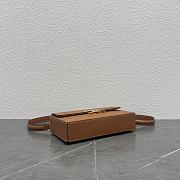 Celine Box Triomphe In Natural Calfskin-Tan - 23×5×13.5cm - 3