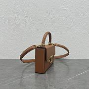 Celine Box Triomphe In Natural Calfskin-Tan - 23×5×13.5cm - 2