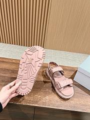 Dior Pink Lambskin Sandals - 2