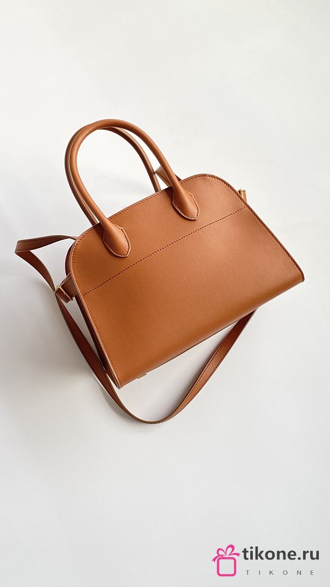 The Row Margau 10 Brown Leather Bag - 25x20x17cm - 1