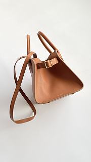 The Row Margau 10 Brown Leather Bag - 25x20x17cm - 3
