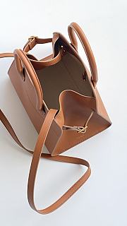 The Row Margau 10 Brown Leather Bag - 25x20x17cm - 2