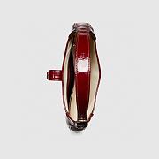 Gucci Jackie 1961 Rosso Shiny Red Handbag - 28x19x4.5cm - 4