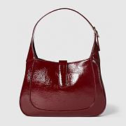 Gucci Jackie 1961 Rosso Shiny Red Handbag - 28x19x4.5cm - 2