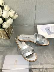 Dior SS24 Silver Slippers - 3