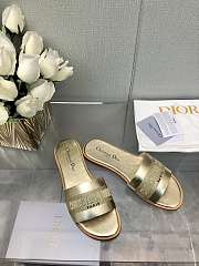 Dior SS24 Gold Slippers  - 3