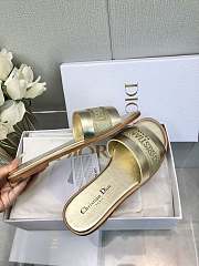Dior SS24 Gold Slippers  - 2