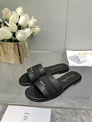 Dior SS24 Black Slippers - 5