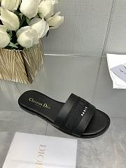 Dior SS24 Black Slippers - 3