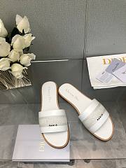 Dior SS24 White Slippers - 4