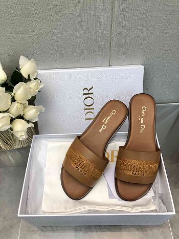 Dior SS24 Brown Slippers