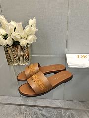 Dior SS24 Brown Slippers - 5