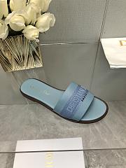 Dior SS24 Blue Slippers - 5