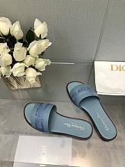 Dior SS24 Blue Slippers - 3