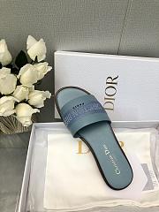Dior SS24 Blue Slippers - 4
