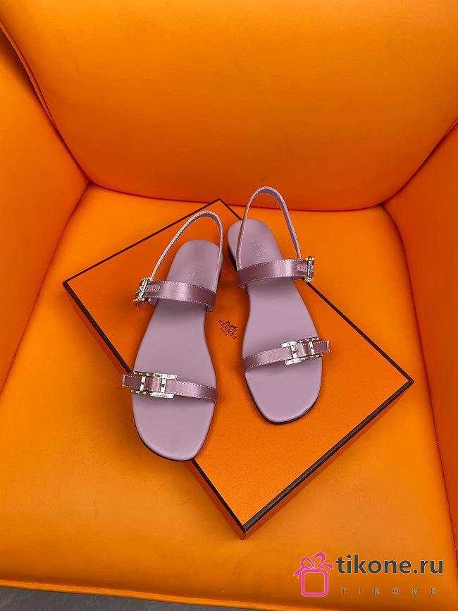 Hermes SS24 Purple Sandals - 1