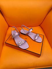 Hermes SS24 Purple Sandals - 5