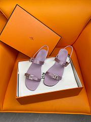 Hermes SS24 Purple Sandals - 4