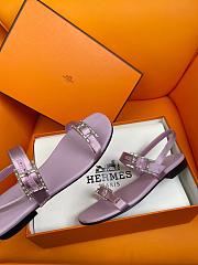 Hermes SS24 Purple Sandals - 2