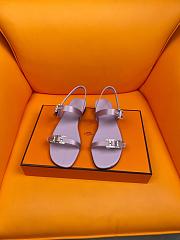 Hermes SS24 Purple Sandals - 3