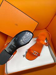 Hermes SS24 Orange Sandals - 2