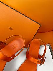 Hermes SS24 Orange Sandals - 3