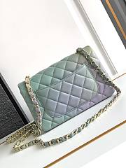 Chanel Mini FlapBag Blue Gradiant Lambskin 20cm - 2