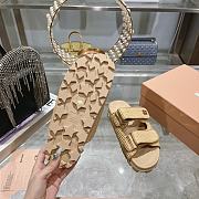 Miumiu Raffia Slippers - 5