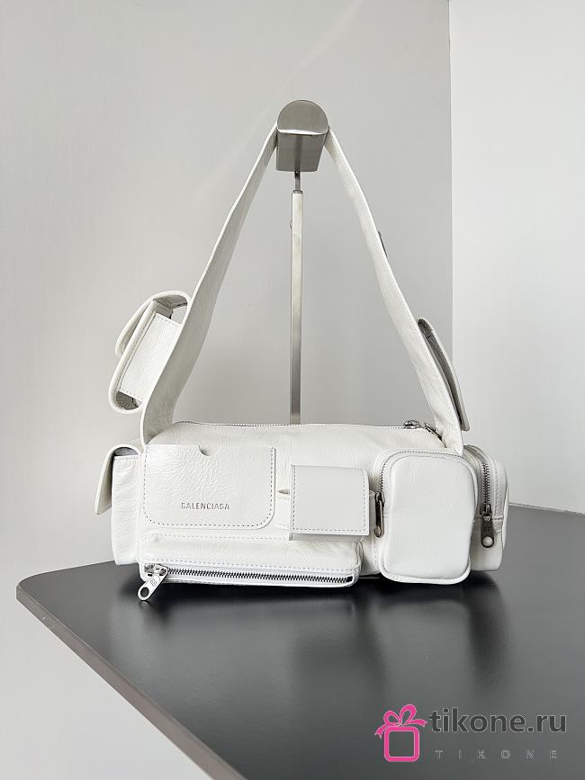 Balenciaga Superbusy XS Sling White Bag - 32x12x10cm - 1