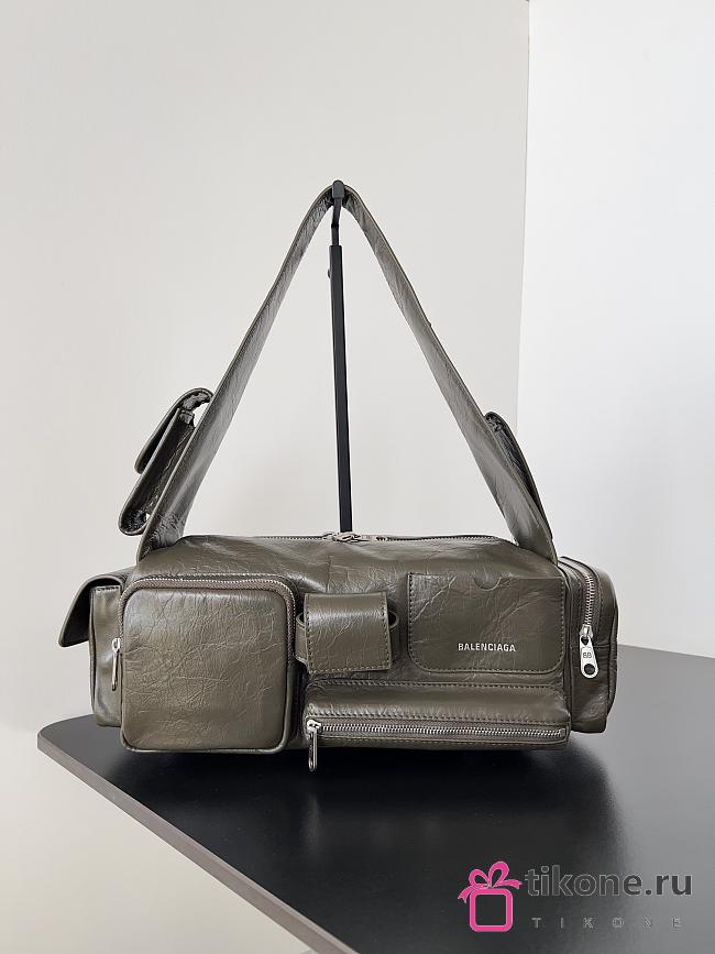 Balenciaga Superbusy XS Sling Olive Bag - 32x12x10cm - 1