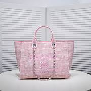 Chanel Deauville Pink Tote 38cm - 1