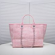 Chanel Deauville Pink Tote 38cm - 4