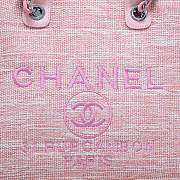 Chanel Deauville Pink Tote 38cm - 3