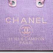 Chanel Deauville Violet Tote 38cm - 2