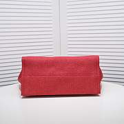 Chanel Deauville Red Tote 38cm - 5