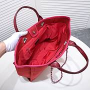 Chanel Deauville Red Tote 38cm - 2