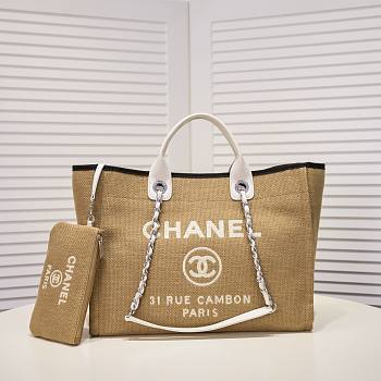 Chanel Deauville Natural Tote 38cm