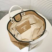 Chanel Deauville Natural Tote 38cm - 5