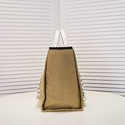 Chanel Deauville Natural Tote 38cm - 4