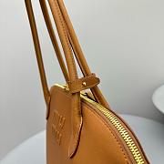 Miumiu Cognac Leather Bag - 39x17x28cm - 3