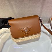 Prada Raffia Handbag - 20x15x6.5cm - 4