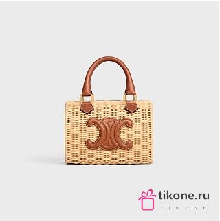 Celine Raffia Boston Bag - 20x14x10cm - 1